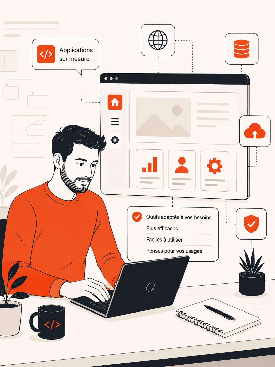 Développement d'outils web sur mesure