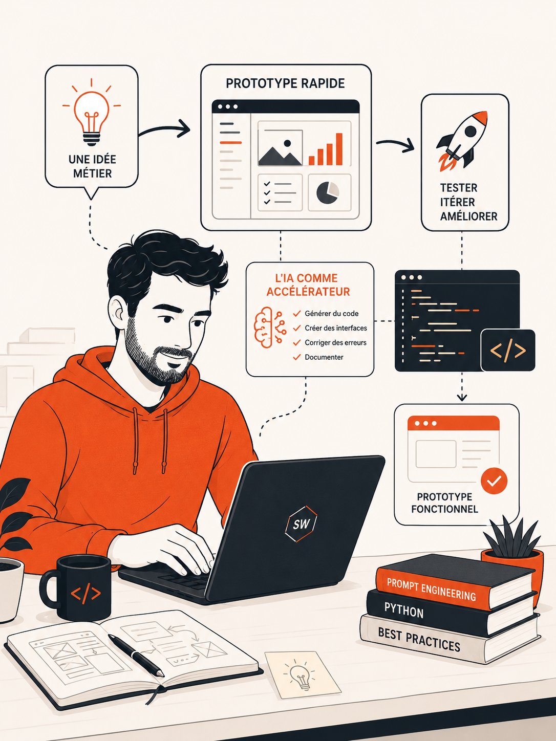 Prototypage et vibe coding avec l'IA
